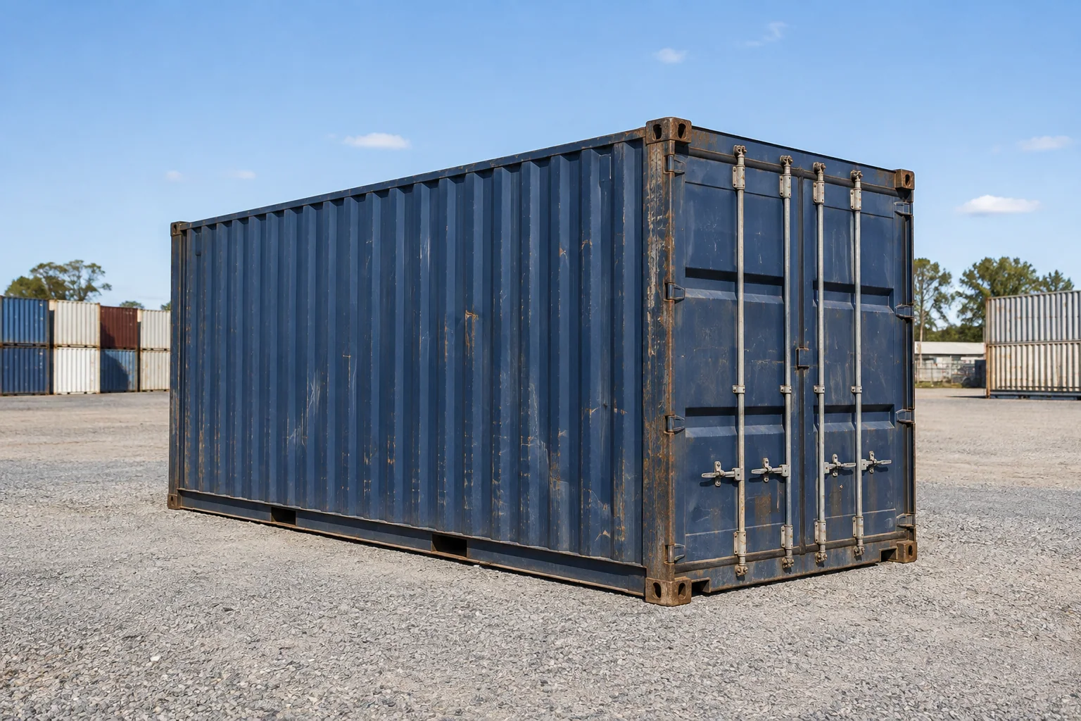 Used containers — AI-generated concept