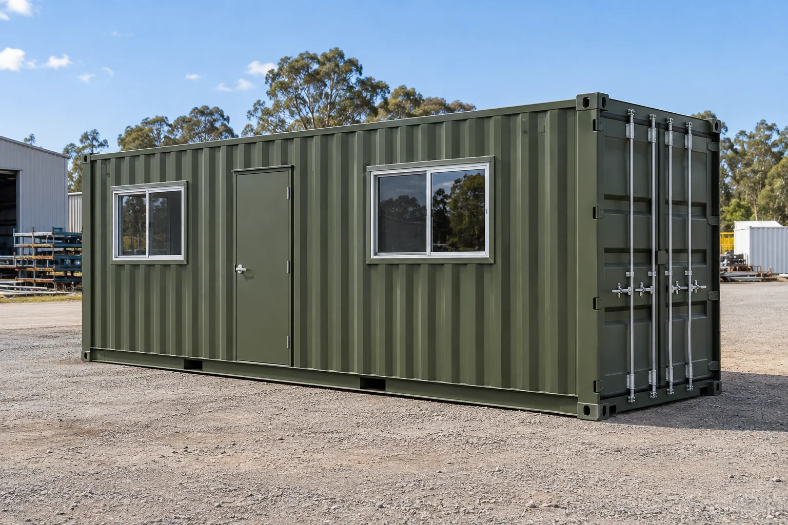 Modified containers — AI-generated concept